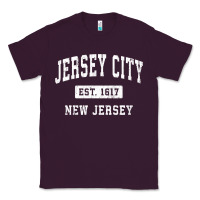 Plum jersey city new jersey nj vintage established sports design pullover h Classic Tee - linhVisuals