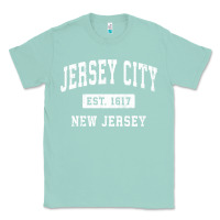 Seafoam jersey city new jersey nj vintage established sports design pullover h Classic Tee - linhVisuals
