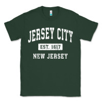 Sports Green jersey city new jersey nj vintage established sports design pullover h Classic Tee - linhVisuals