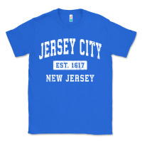 True Royal jersey city new jersey nj vintage established sports design pullover h Classic Tee - linhVisuals