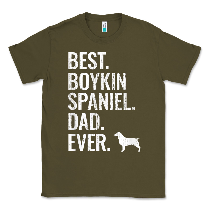 Mens Best Boykin Spaniel Dad Ever   Cool Dog Owner Gift Classic Tee by linhVisuals | Teevron