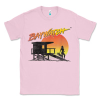 Baywatch Lifeguard Sunset T Shirt Classic Tee | Teevron