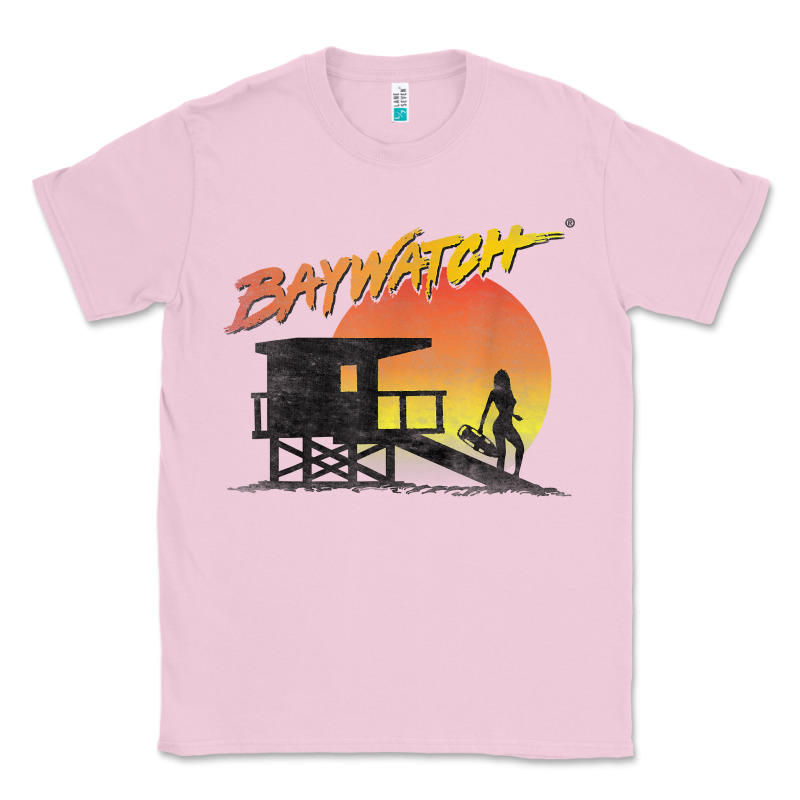 Baywatch Lifeguard Sunset T Shirt Classic Tee by linhVisuals | Teevron
