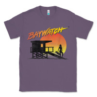 Lavender baywatch lifeguard sunset t shirt Classic Tee - linhVisuals