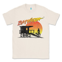 Natural baywatch lifeguard sunset t shirt Classic Tee - linhVisuals