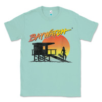 Seafoam baywatch lifeguard sunset t shirt Classic Tee - linhVisuals