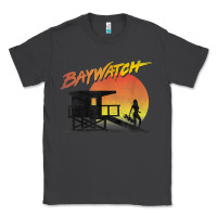 Smoke baywatch lifeguard sunset t shirt Classic Tee - linhVisuals