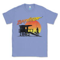 Colony Blue baywatch lifeguard sunset t shirt Classic Tee - linhVisuals