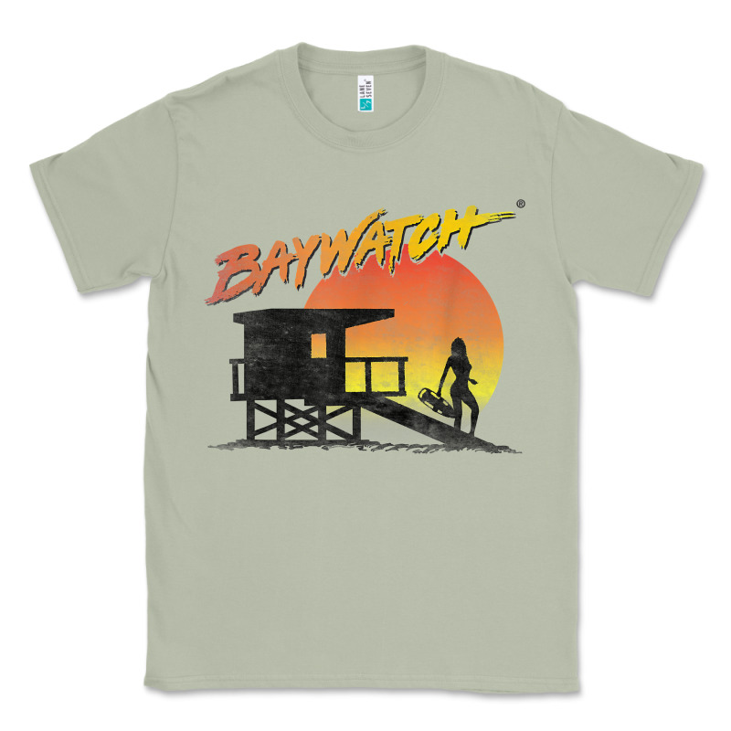Baywatch Lifeguard Sunset T Shirt Classic Tee by linhVisuals | Teevron
