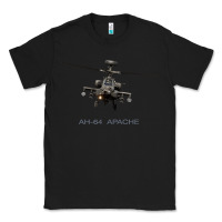 Black ah 64 apache longbow helicopter t shirt t shirt Classic Tee - linhVisuals