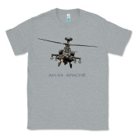 Heather Grey ah 64 apache longbow helicopter t shirt t shirt Classic Tee - linhVisuals