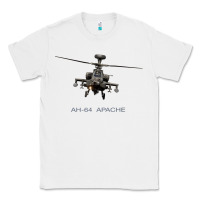 White ah 64 apache longbow helicopter t shirt t shirt Classic Tee - linhVisuals