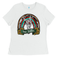 White hair hurstler copy Ladies Tee - SublimationCraftShop