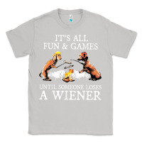 Moon Dust it's all fun and games until someone loses a wiener shirt Classic Tee - linhVisuals