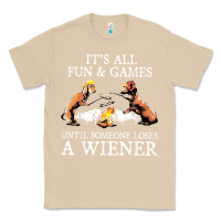 Mushroom it's all fun and games until someone loses a wiener shirt Classic Tee - linhVisuals