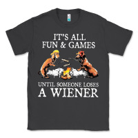 Smoke it's all fun and games until someone loses a wiener shirt Classic Tee - linhVisuals