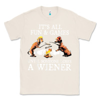 Natural it's all fun and games until someone loses a wiener shirt Classic Tee - linhVisuals