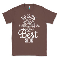 Chestnut outside is the best side for outdoor campers and hikers t shirt Classic Tee - linhVisuals