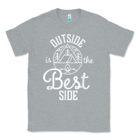 Heather Grey outside is the best side for outdoor campers and hikers t shirt Classic Tee - linhVisuals