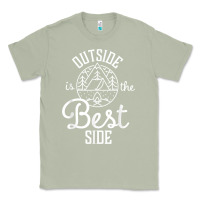 Matcha outside is the best side for outdoor campers and hikers t shirt Classic Tee - linhVisuals