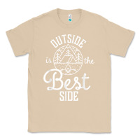 Mushroom outside is the best side for outdoor campers and hikers t shirt Classic Tee - linhVisuals