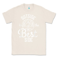 Natural outside is the best side for outdoor campers and hikers t shirt Classic Tee - linhVisuals