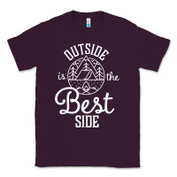 Plum outside is the best side for outdoor campers and hikers t shirt Classic Tee - linhVisuals