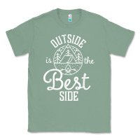 Sage outside is the best side for outdoor campers and hikers t shirt Classic Tee - linhVisuals