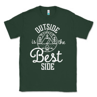 Sports Green outside is the best side for outdoor campers and hikers t shirt Classic Tee - linhVisuals