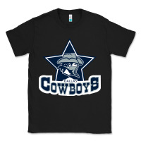 Black the cowboys football Classic Tee - linhVisuals