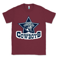 Burgundy the cowboys football Classic Tee - linhVisuals