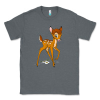 Charcoal Heather bambi Classic Tee - linhVisuals