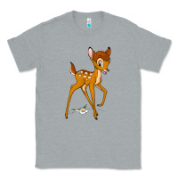 Heather Grey bambi Classic Tee - linhVisuals