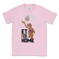 Bubblegum Pink e.t. phone home spaceship flying away premium t shirt Classic Tee - linhVisuals