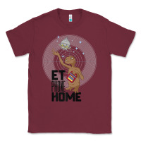 Burgundy e.t. phone home spaceship flying away premium t shirt Classic Tee - linhVisuals