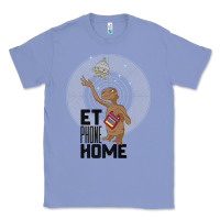 Colony Blue e.t. phone home spaceship flying away premium t shirt Classic Tee - linhVisuals