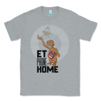 Heather Grey e.t. phone home spaceship flying away premium t shirt Classic Tee - linhVisuals