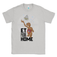 Moon Dust e.t. phone home spaceship flying away premium t shirt Classic Tee - linhVisuals