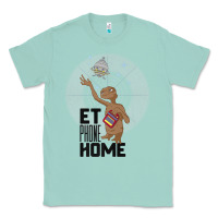 Seafoam e.t. phone home spaceship flying away premium t shirt Classic Tee - linhVisuals