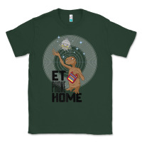 Sports Green e.t. phone home spaceship flying away premium t shirt Classic Tee - linhVisuals