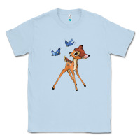 Dusty Blue bambi Classic Tee - linhVisuals
