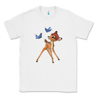 White bambi Classic Tee - linhVisuals