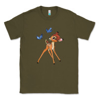 Army Green bambi Classic Tee - linhVisuals