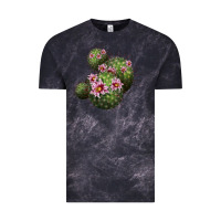 Cloud Black arizona fishhook cacti Vintage Tee - LillyAllenDesigns