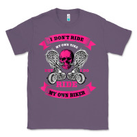 Lavender biker gear motorcycle gifts biker chick i ride my biker tank top Classic Tee - linhVisuals