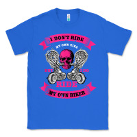 True Royal biker gear motorcycle gifts biker chick i ride my biker tank top Classic Tee - linhVisuals