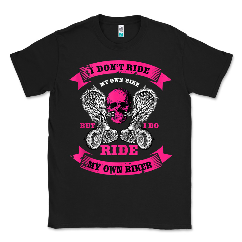 Biker Gear Motorcycle Gifts Biker Chick I Ride My Biker Tank Top Classic Tee by linhVisuals | Teevron