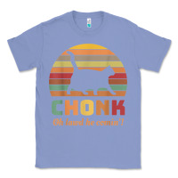 Colony Blue chonk cat scale meme retro oh lawd he comin' memes t shirt Classic Tee - linhVisuals