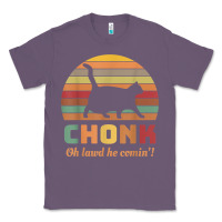 Lavender chonk cat scale meme retro oh lawd he comin' memes t shirt Classic Tee - linhVisuals