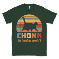 Sports Green chonk cat scale meme retro oh lawd he comin' memes t shirt Classic Tee - linhVisuals